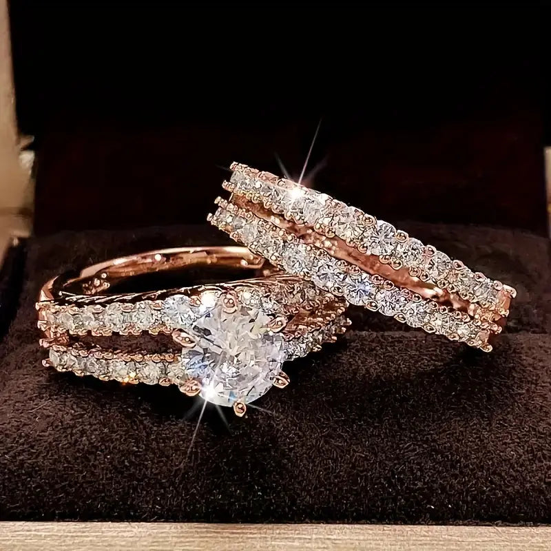 Eternal Radiance Ringset | Guld