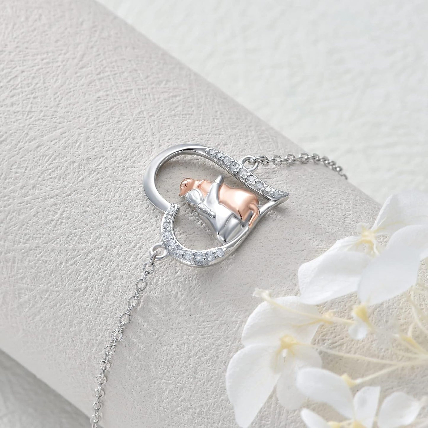 Forever Faithful Hund Berlock Armband