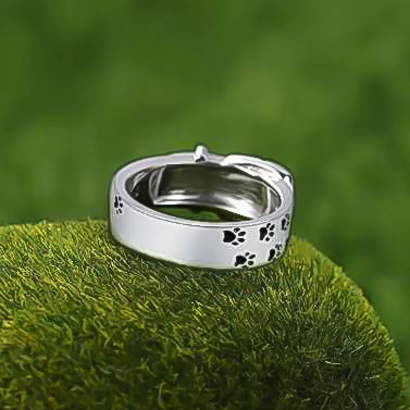 Cute And Stylish Hund Inspired Collar Ring