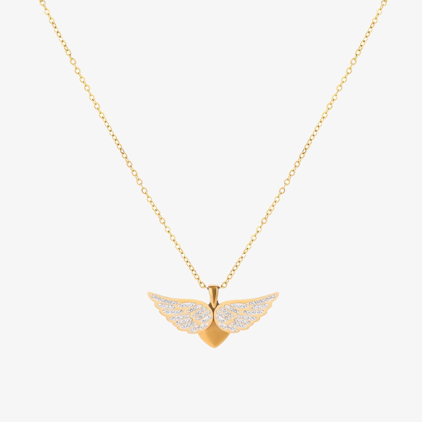 Soaring Ängel Vingar halsband | Guld