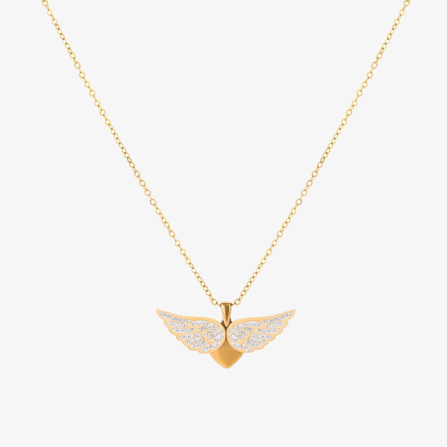 Soaring Ängel Vingar halsband | Guld