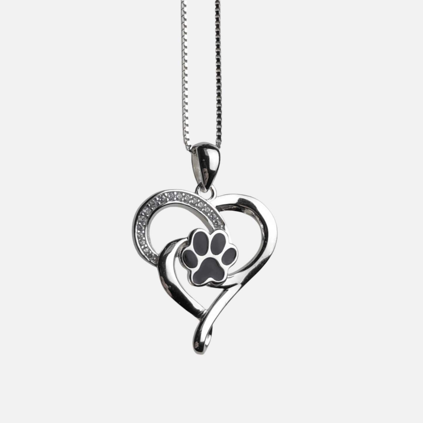 Infinity Tass Hjärta Memorial Halsband