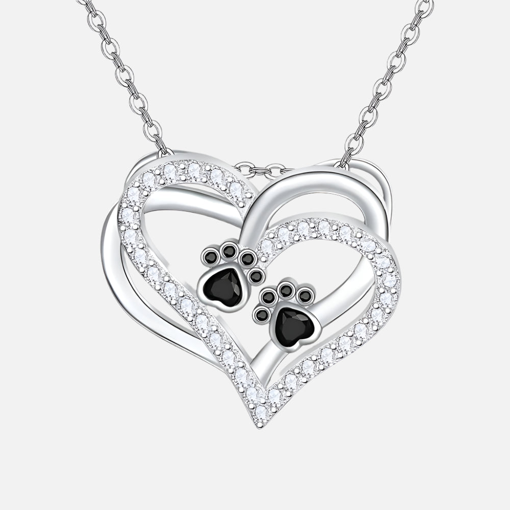 Forever Love Tass Print Halsband