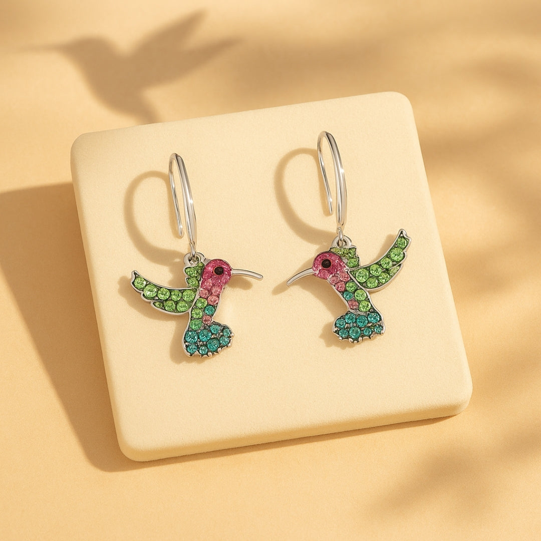 Colorful Kolibri Sparkle Örhängen
