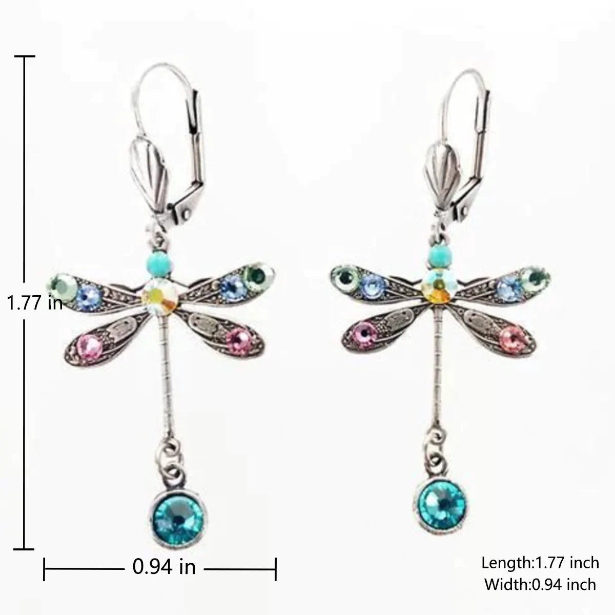 Boucles Doreilles Elegantes En Forme De Libellule Sculptee