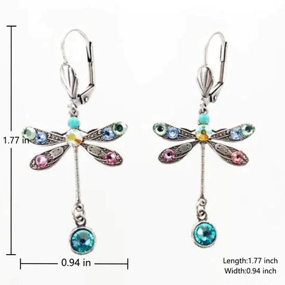 Boucles Doreilles Elegantes En Forme De Libellule Sculptee
