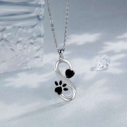 Infinite Symbol Halsband Hearts Tass Print