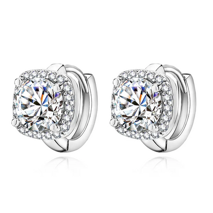 Nadine square earrings | Guld