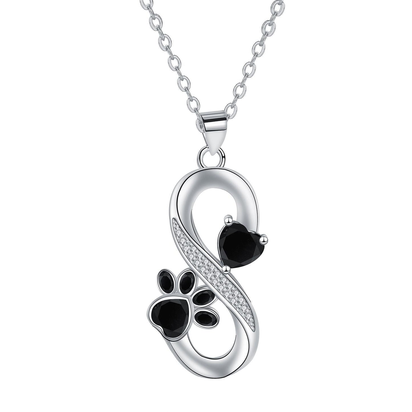 Infinite Symbol Halsband Hearts Tass Print