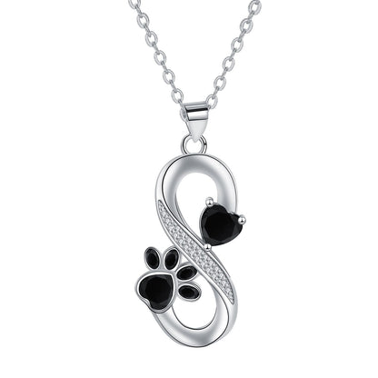 Infinite Symbol Halsband Hearts Tass Print