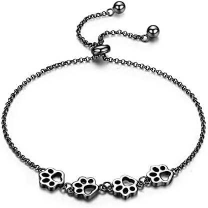 Silver Tass Print Justerbar Armband