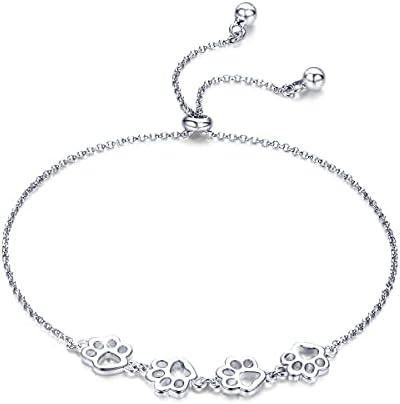 Silver Tass Print Justerbar Armband