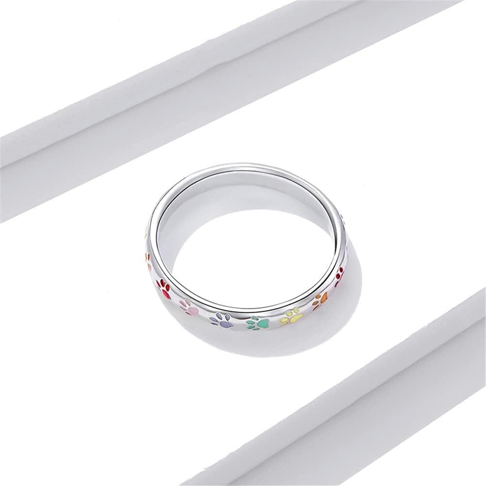 Sterling Silver Tass Print Memory Ring