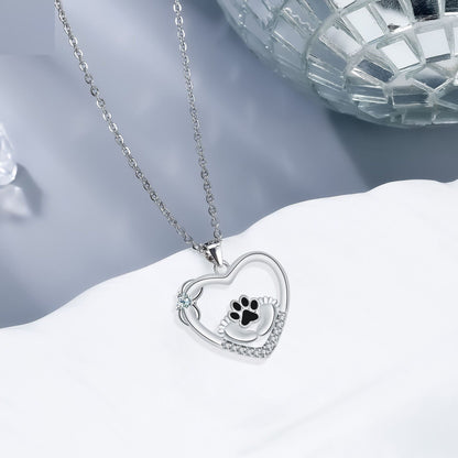 Little Feet Hund Tass Print Halsband