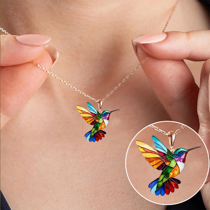 Beautiful Kolibri Halsband With Bonus Örhängen Limited Time Offer