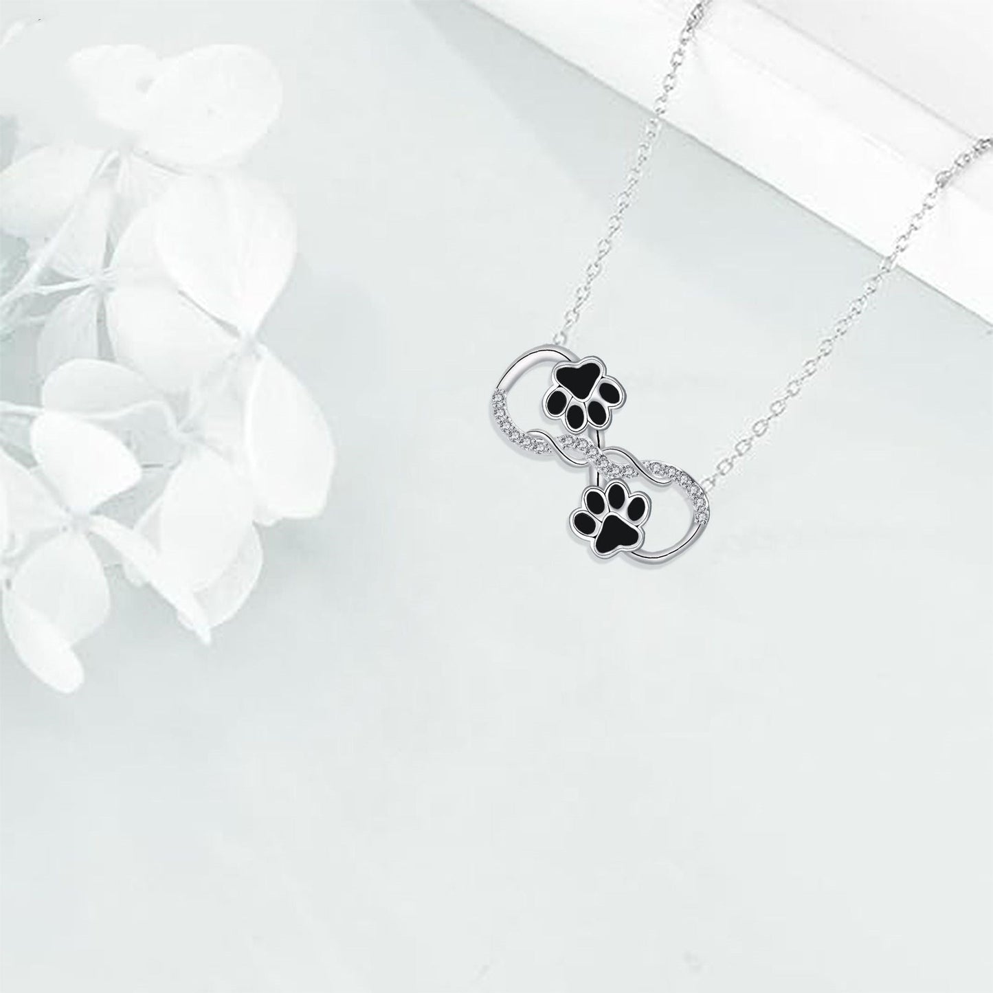 Clavicle Chain Simple Cute Dogs Tass Halsband