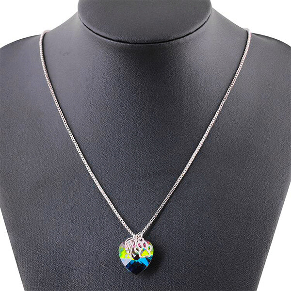 Rainbow Kristall Pet Memorial Halsband
