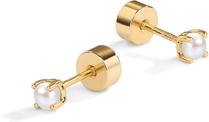 Eleganta pärlörhängen | Guld