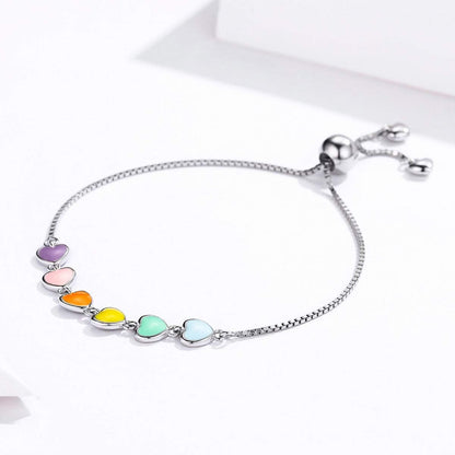 Silver Tass Print Justerbar Armband