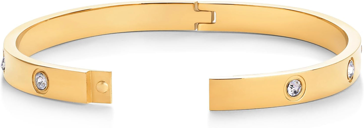 Halo Dot armband | Guld