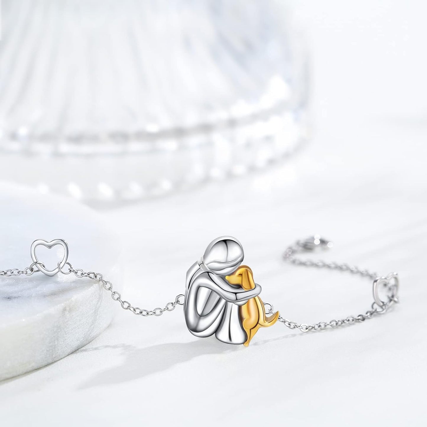 Forever Friends Hund Berlock Armband