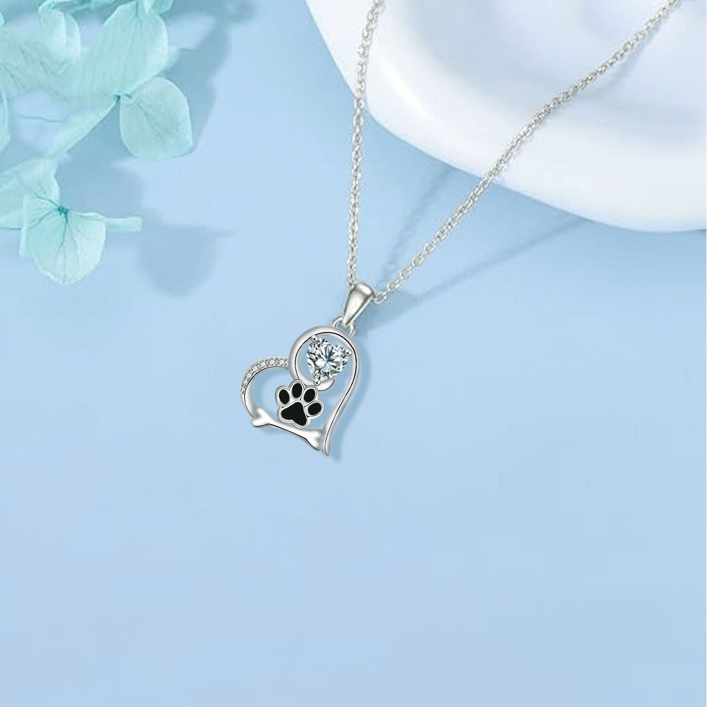 Creative Hund Tass Print Shiny Halsband