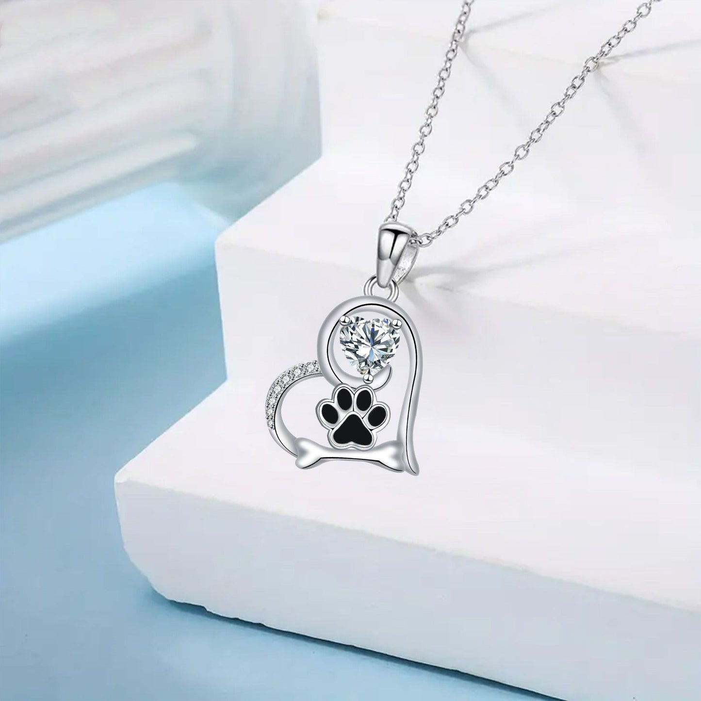 Creative Hund Tass Print Shiny Halsband