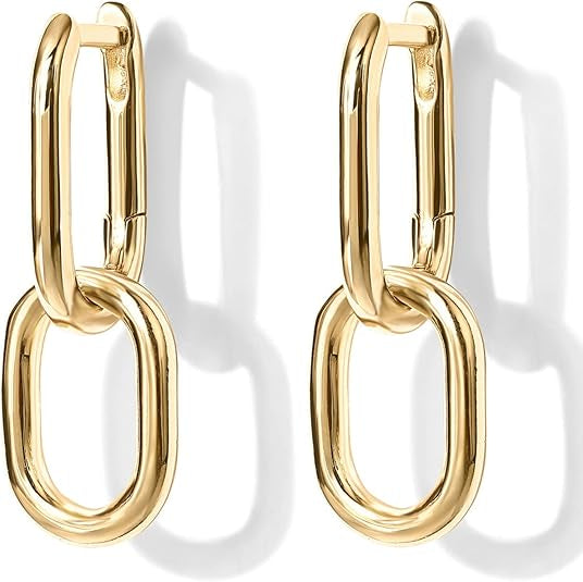 Link Dropp creoler | Guld