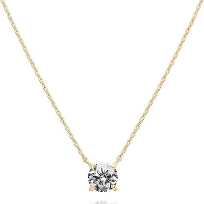 Aurora Kristall halsband | Guld