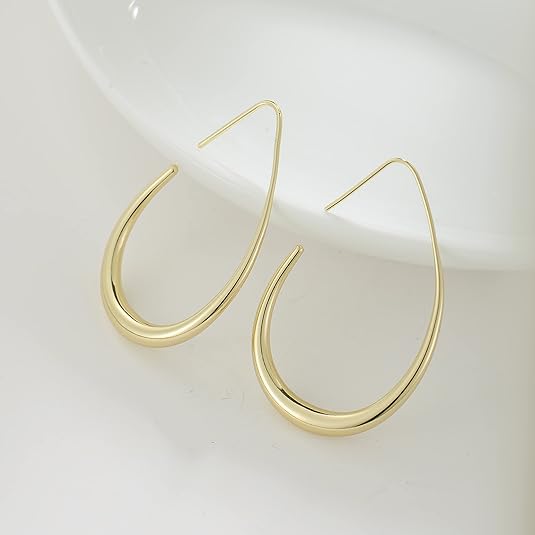 Sunlit creoler | Guld