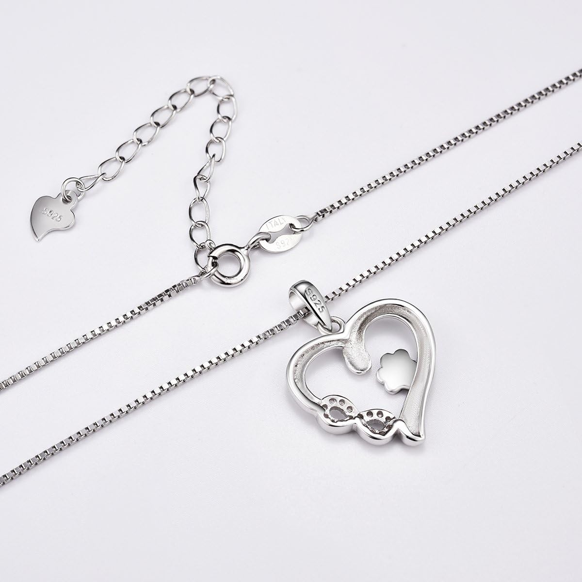 Infinity Hjärta Tass Memorial Halsband