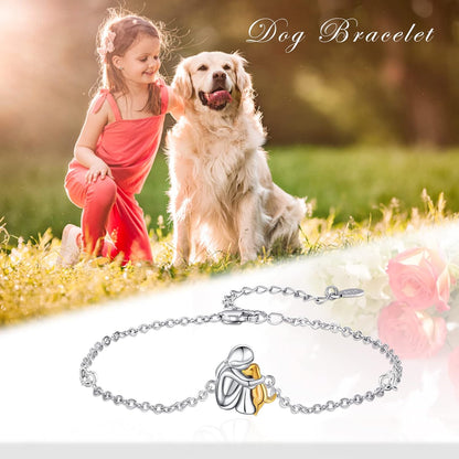Forever Friends Hund Berlock Armband