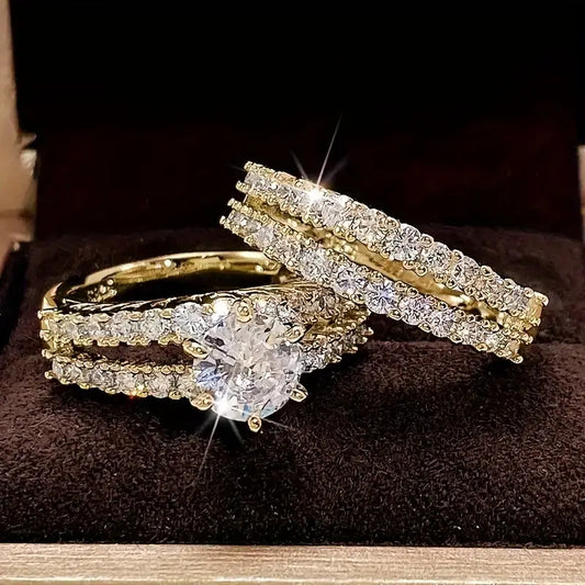 Eternal Radiance Ringset | Guld