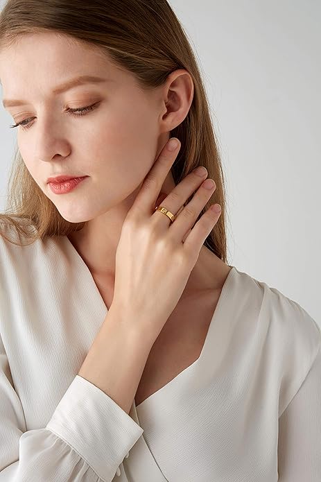 Löfte Band Ring | Guld