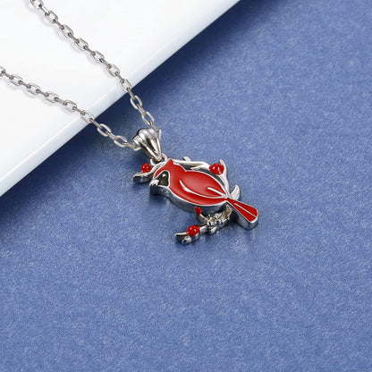 Red Cardinal Memorial Halsband