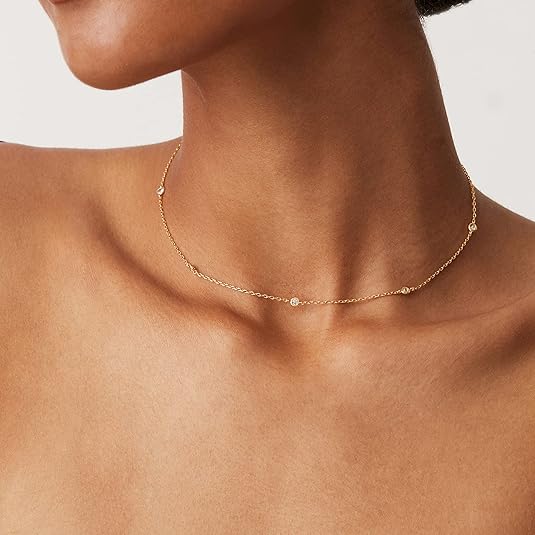 Starfall halsband | Guld