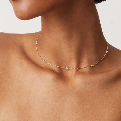 Starfall halsband | Guld