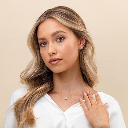 Aurora Kristall halsband | Guld