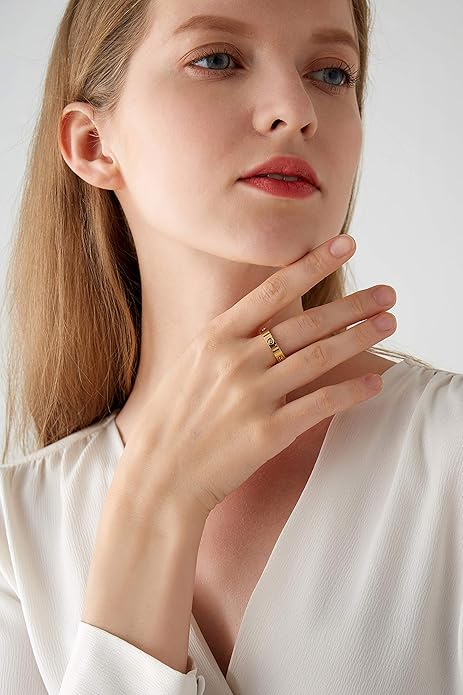 Löfte Band Ring | Guld