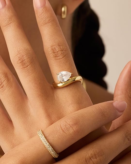 Vågig löftesring | Guld