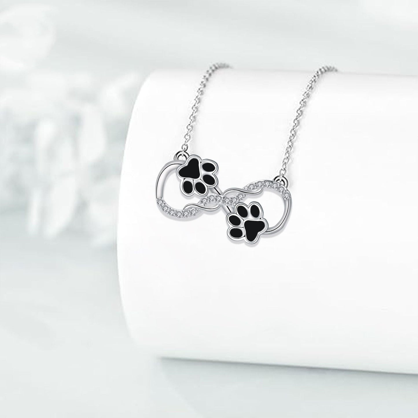 Clavicle Chain Simple Cute Dogs Tass Halsband