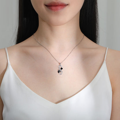 Infinite Symbol Halsband Hearts Tass Print