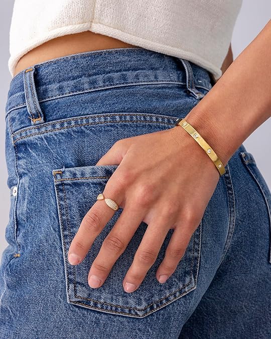Halo Dot armband | Guld