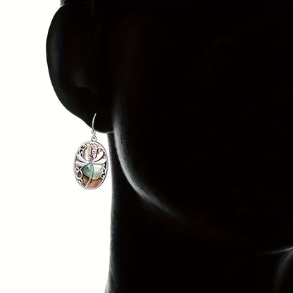 Abalone Snäcka Trollslända Örhängen Symbol Of Renewal Grace