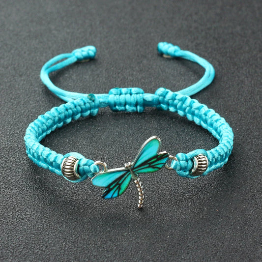 Trollslända Handwoven Friendship Armband