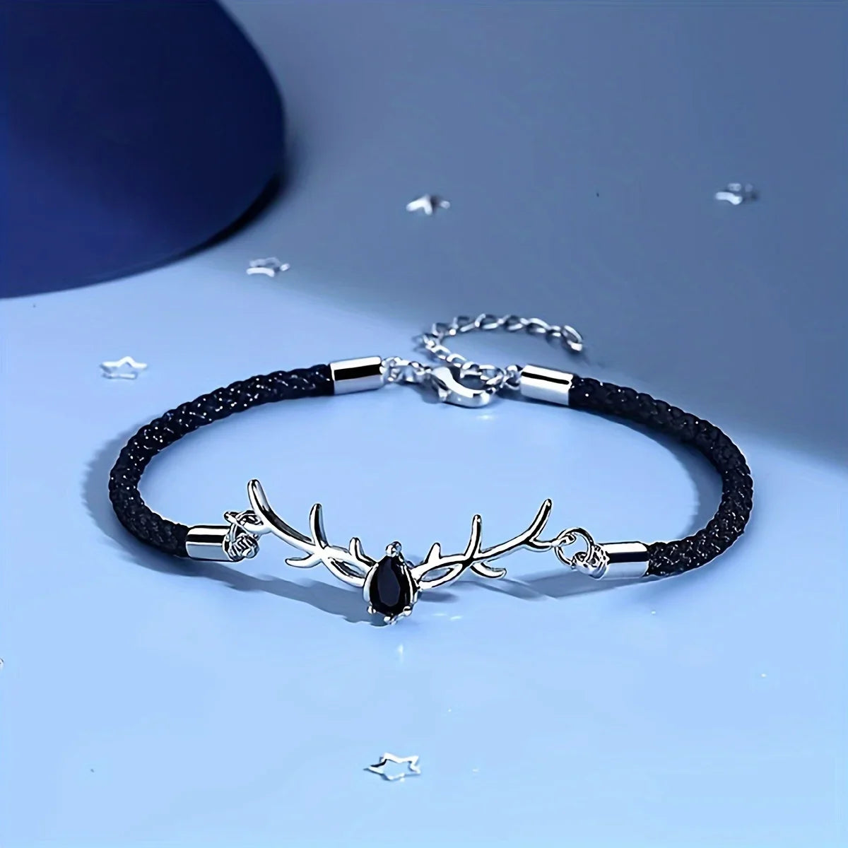 Deer Horn Hjärta Armband Zircon