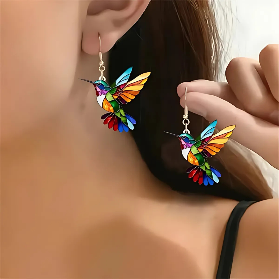 Beautiful Kolibri Halsband With Bonus Örhängen Limited Time Offer