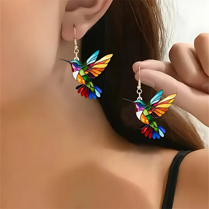 Beautiful Kolibri Halsband With Bonus Örhängen Limited Time Offer
