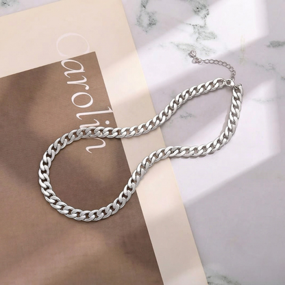 Kraftig Cuban Link halsband | Guld