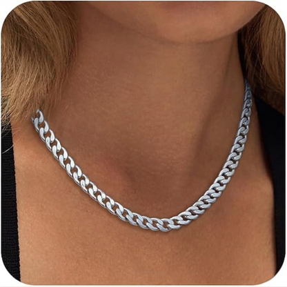 Kraftig Cuban Link halsband | Guld